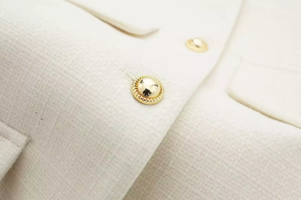 Jaqueta curta de tweed para mulher