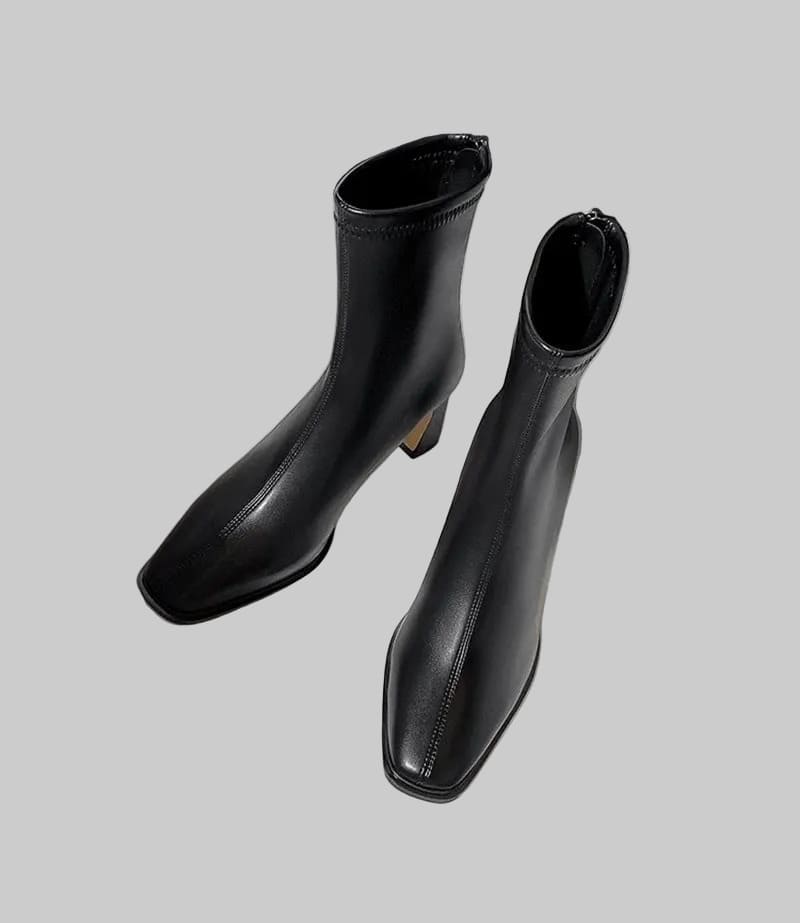 Botín Elegante de Mujer con Tacón Cómodo