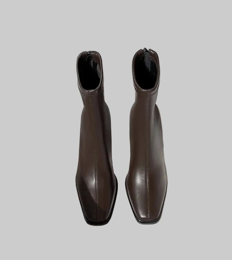 Botín Elegante de Mujer con Tacón Cómodo