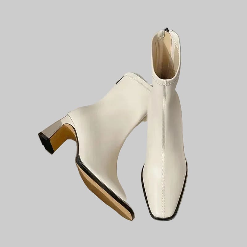 Botín Elegante de Mujer con Tacón Cómodo