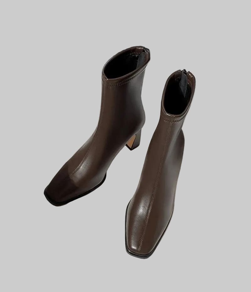 Botín Elegante de Mujer con Tacón Cómodo