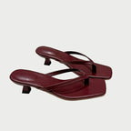 Sandalias de Mujer Verano Cómodas de Dedo con Tacón Bajo