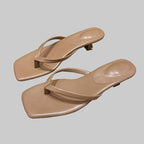 Sandalias de Mujer Verano Cómodas de Dedo con Tacón Bajo