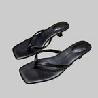 Sandalias de Mujer Verano Cómodas de Dedo con Tacón Bajo